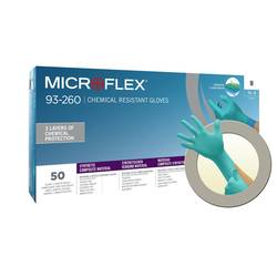 Ansell MICROFLEX® 93260RP100 6 ks nitril, Neopren jednorázové rukavice Velikost rukavic: 9.5, 10 EN 388:2016, EN 420-2003, EN 374-2, EN 374-4, EN 21420:2020,