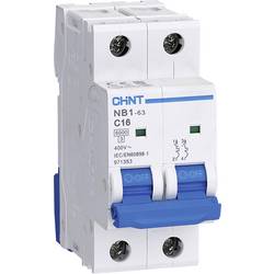 Chint 179658 NB1L elektrický jistič 2pólový 16 A