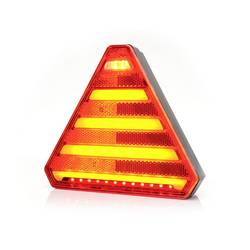 WAS zadní světla přívěsu multibodové blinkr, brzdové světlo, zadní světla, zadní mlhovky, reflektor vlevo 12 V/DC, 24 V/DC