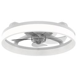 Westinghouse stropní ventilátor 20 W (Ø x v) 500 mm x 165 mm bílá s časovačem, s dálkovým ovládáním, s osvětlením, vyměnitelné lopatky, s volitelným ambientním