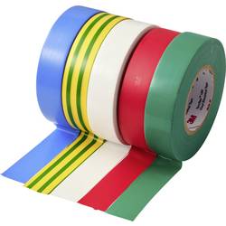 3M 160 izolační páska červená, modrá, zelená, bílá, žlutá (d x š) 20 m x 18 mm 5 ks