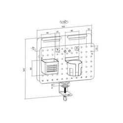 LogiLink PB0106 Sada Home Office bílá