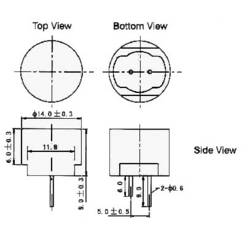 A-14P20 ultrazvukový senzor 1 ks Frekvence (max.): 40 kHz (Ø x v) 14 mm x 6 mm