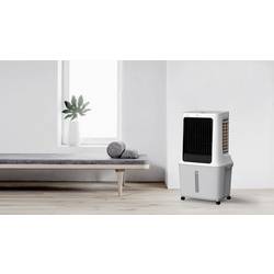 Be Cool ochlazovač vzduchu 120 W (d x š x v) 496 x 375 x 870 mm světle šedá, bílá ovládání prostřednuctvím aplikace, s časovačem, LED displej, s dálkovým