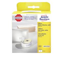 Avery-Zweckform etikety v roli kompatibilní náhradní DYMO 11352, S0722520 54 x 25 mm papír bílá 500 ks trvalé Adresní nálepky AS0722520