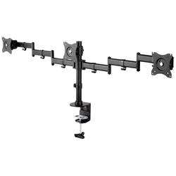 Neomounts NM-D135D3BLACK držák na stůl pro monitor 3 Displej: (s) 25,4 cm (10) - 68,6 cm (27) černá naklápěcí, nakláněcí