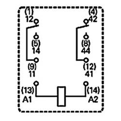 TE Connectivity PT270024, 4-1419111-2 miniaturní relé, monostabilní, 1 cívka, 400 V/AC, 12 A, 1 ks