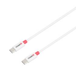 Skross USB kabel USB 2.0 USB-C ® zástrčka, USB-C ® zástrčka 1.20 m bílá kulatý SKCA0008C-C120CN