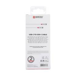 Skross USB kabel USB 2.0 USB-C ® zástrčka, USB-C ® zástrčka 1.20 m bílá kulatý SKCA0008C-C120CN