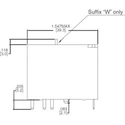 Zettler Electronics AZ2501P2-1C-12DK, 507759 relé do DPS, bistabilní, 2 cívky, 440 V/AC, 50 A, 1 ks