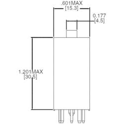 Zettler Electronics AZ2501P2-1C-12DK, 507759 relé do DPS, bistabilní, 2 cívky, 440 V/AC, 50 A, 1 ks