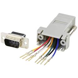 TRU COMPONENTS D-SUB adaptér D-SUB zástrčka 9pólová - RJ45 zásuvka 1 ks