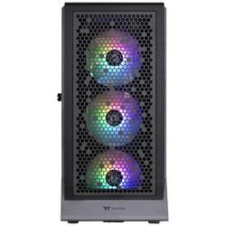 Thermaltake CA-1X5-00M1WN-00 midi tower herní pouzdro černá 4 předinstalované LED ventilátory, boční okno