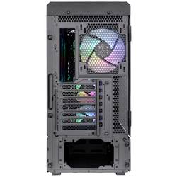 Thermaltake CA-1X5-00M1WN-00 midi tower herní pouzdro černá 4 předinstalované LED ventilátory, boční okno