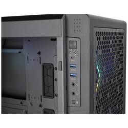 Thermaltake CA-1X5-00M1WN-00 midi tower herní pouzdro černá 4 předinstalované LED ventilátory, boční okno
