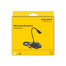 nasazovací vokální mikrofon Delock 66330 Druh přenosu:USB vč. kabelu
