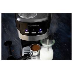 Gastronoma 18110002 Kávovar černá připraví šálků najednou=2 s tryskou pro napěnění mléka, s tlakovým mechanizmem