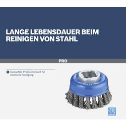 Bosch Accessories Hrncový kartáč X-LOCK Heavy for Metal, 75 mm, 0,5 mm, ocelový drát s opanovým drátem Bosch Power Tools 2608620727 1 ks