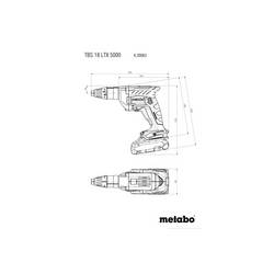 Metabo HBS 18 LTX BL 5000 aku vrtací šroubovák, 18 V, 4.0 Ah LiHD 620063540