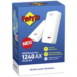 FRITZ! FRITZ!Powerline 1240 AX Powerline Wi-Fi Starter Kit 20003021 1.2 GBit/s