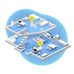 FRITZ! FRITZ!Powerline 1240 AX Powerline Wi-Fi Starter Kit 20003021 1.2 GBit/s
