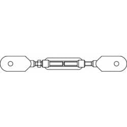TOOLCRAFT TO-6866088 napínák M24 ocel pozinkováno žárem DIN 1480 1 ks
