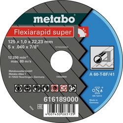 Metabo 616189000 řezný kotouč rovný 125 mm 25 ks list, Profily