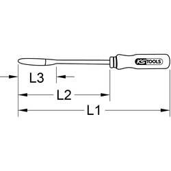 KS Tools 1503242 150.3242 lžícová škrabka