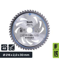 kwb 588254 tvrdokovový pilový kotouč 216 x 30 x 1.3 mm Počet zubů (na palec): 48 1 ks