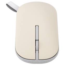 Asus ASUS MD100 Maus, beige optická myš, přenos bezdrátový, 3 tlačítko, 1600 dpi, béžová