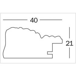 walther+ design CR030W vyměnitelný fotorámeček Formát papíru: 20 x 30 cm bílá
