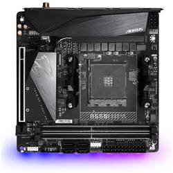 Gigabyte B550I AORUS PRO AX Základní deska Socket (PC) AMD AM4 Tvarový faktor Mini-ITX Čipová sada základní desky AMD® B550