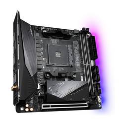 Gigabyte B550I AORUS PRO AX Základní deska Socket (PC) AMD AM4 Tvarový faktor Mini-ITX Čipová sada základní desky AMD® B550