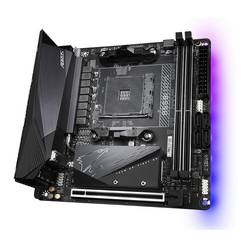 Gigabyte B550I AORUS PRO AX Základní deska Socket (PC) AMD AM4 Tvarový faktor Mini-ITX Čipová sada základní desky AMD® B550