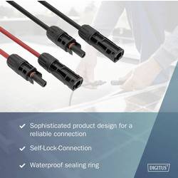 Digitus DK-SCEC66-0050 DK-SCEC66-0050 prodlužovací solární kabel 6 mm² Délka kabelu 5 m