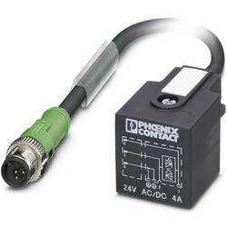Phoenix Contact SAC-3P-M12MS/1,0-PUR/A-1L-Z upravený zástrčkový konektor pro senzory - aktory, 1438586, piny: 3, 1.00 m, 1 ks