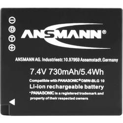 Ansmann A-Pan DMW-BLG 10 akumulátor do kamery Náhrada za orig. akumulátor DMW-BLG10E 7.4 V 730 mAh
