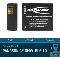 Ansmann A-Pan DMW-BLG 10 akumulátor do kamery Náhrada za orig. akumulátor DMW-BLG10E 7.4 V 730 mAh
