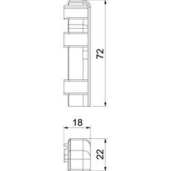 6132297 zakončení SL ESli2070 cws bílá 1 ks