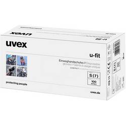 uvex u-fit 6016709 100 ks nitril jednorázové rukavice Velikost rukavic: 9, L EN 374