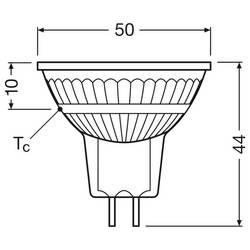 OSRAM 4058075626485 LED reflektor Energetická třída (EEK2021) F (A - G) GU5.3 žárovka 4.6 W = 50 W teplá bílá 3 ks