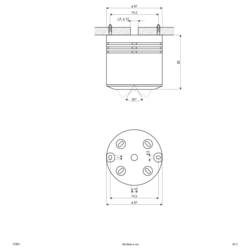 EVN 753801 753801 vestavné bodové svítidlo, halogenová žárovka, GU10, 50 W, bílá