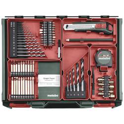Metabo BS 18 Set aku vrtací šroubovák, 18 V, 2 Ah Li-Ion vč. 2x aku, bezkartáčové, kufřík, vč. nabíječky, vč. příslušenství, 602207710