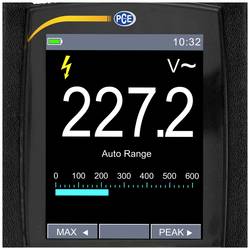 PCE Instruments digitální proudové kleště, multimetr, elektrický tester, datalogger, testování v automobilech, ochrana proti tryskající vodě (IP65), vč.