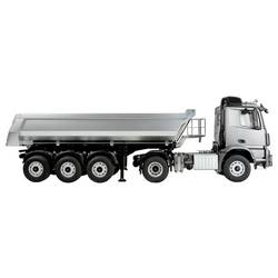 Amewi 22696 Mercedes-Benz Arocs Sattelzug mit Kippauflieger 4x4 1:14 RTR anthrazit 1:14 elektrický RC model auta RtR se světelným efektem, se zvukovou funkcí