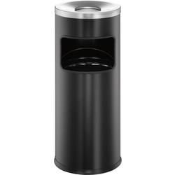 Durable DURABLE - Asch-/Mülleimer - rund - 17 L - Metall 333201 koš na papír s popelníkem, 17 l, kov, (Ø x v) 250 mm x 630 mm, černá, 1 ks