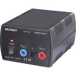 VOLTCRAFT CSP-140 laboratorní zdroj s nastavitelným napětím, 15 V/DC (max.), 1 A (max.), 30 W, výstup 1 x, VC-17193965