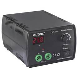 VOLTCRAFT CSP-220 laboratorní zdroj s nastavitelným napětím, 0 - 24 V/AC, 1 A (max.), 24 W, výstup 1 x, VC-17193955