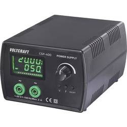 VOLTCRAFT CSP-400 střídavé napětílaboratorní zdroj s nastavitelným napětím;1 - 20 ;1 - 2 A;40 W napájení ze sítě nebo akumulátoru Počet výstupů 1 x