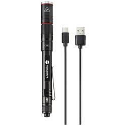 TOOLCRAFT TO-8254890 mini svítilna, penlight napájeno akumulátorem SMD LED 300 lm černá